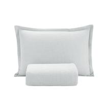 Kit Colcha Solteiro Döhler Piquet Cinza 2 Peças Kit Colcha Solteiro Döhler Piquet Cinza 2 Peças
