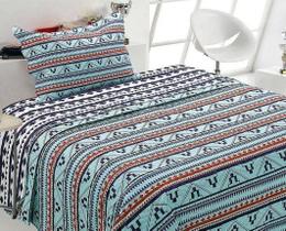 Kit Colcha Solteiro Infantil 2 Peças Patchwork - Tommy Kit Colcha Solteiro Infantil 2 Peças Patchwork - Tommy