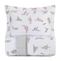 Kit Colcha Solteiro Infantil Altenburg Dino Rugindo 2Pçs Kit Colcha Solteiro Infantil Altenburg Dino Rugindo 2Pçs