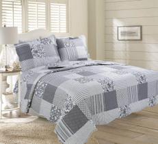 Kit Colcha Solteiro Patchwork Costurada Danielle Tamir Kit Colcha Solteiro Patchwork Costurada Danielle Tamir