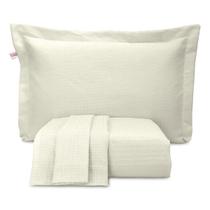 Kit Colcha Solteiro Piquet Hotelaria com Porta Travesseiro Prática 2 Peças Kit Colcha Solteiro Piquet Hotelaria com Porta Travesseiro Prática 2 Peças