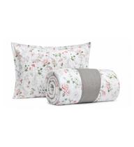 Kit Colcha Solteiro Toque de Seda Sonhare 240X160cm 2Pçs Estampa:Primavera Kit Colcha Solteiro Toque de Seda Sonhare 240X160cm 2Pçs Estampa:Primavera