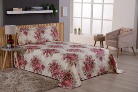 Kit Colcha Viena Casal Queen 3 Peças Estampado