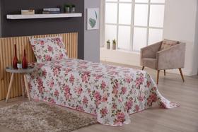 Kit Colcha Viena Solteiro 2 Peças Estampado