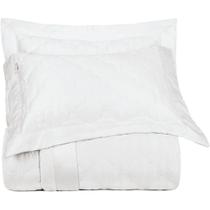 Kit Colcha3 Pçs Casal Altenburg Cetim 300 Fios Heritage 100% Algodão 230x260cm Branco Kit Colcha3 Pçs Casal Altenburg Cetim 300 Fios Heritage 100% Algodão 230x260cm Branco
