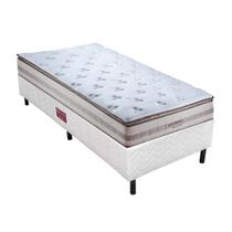 Kit colchão cama box fit solteiro splendor top orthocrin