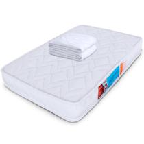 Kit Colchão Chiqueirinho Cercadinho Mini Berço + Protetor Capa Impermeável 100x70x10cm - BF Colchões Kit Colchão Chiqueirinho Cercadinho Mini Berço + Protetor Capa Impermeável 100x70x10cm - BF Colchões