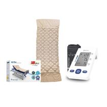 Kit Colchão Hospitalar Anti Escaras Elétrico 127v + Monitor de Pressão Digital Dellamed
