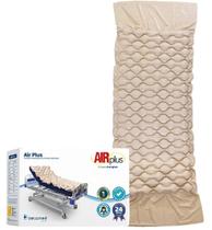 Kit Colchão Pneumático Ortopédico Anti Escaras Dellamed Airplus Até 135kg 220v