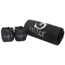 Kit Colchonete Academia + Caneleira 1 Kg Treino Em Casa