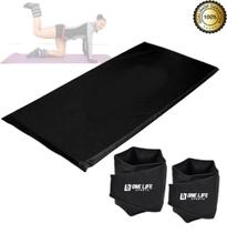 Kit Colchonete Espuma + Tornozeleira Caneleira Peso 5 Kg Kit Colchonete Espuma + Tornozeleira Caneleira Peso 5 Kg