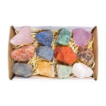 Kit Coleção 12 Pedras Brutas Naturais Grandes - Semipreciosa