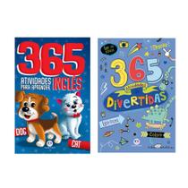 Kit coleção 2 livros 365 atividades divertidas e colorir - Ciranda cultural