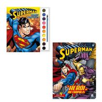 Kit Coleção 2 Livros Superman - Quebra Cabeça, E Pintura