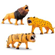 Kit Coleção 3 Animais Zoológico Infantil - Bee Toys