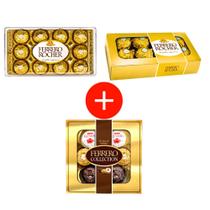 Kit Coleção Chocolate Ferrero Rocher - 1 Bandeja De Cada