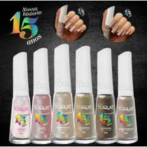 Kit Coleção Completa Novo Toque Nossa História Com 6 Unidades De Esmaltes 8ml Cada