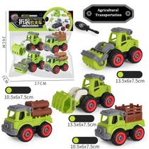 Kit Coleção De Maquinas Agrícolas Monta e Desmonta Kit Coleção De Maquinas Agrícolas Monta e Desmonta