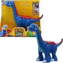 Kit Coleção Dinossauro Pterodáctilo + Dinossauro Brontossauro + Dinossauro T-Rex Junior + Dinossauro T-Rex