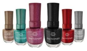 Kit Coleção O Poder dos Diamantes com 06 Esmaltes Ana Hickmann