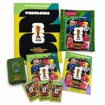 Kit COLECIONADOR COPA DO MUNDO 2026 3 ENVELOPES CARDS, 1 LIMITED EDITION, 1 XXL LIMITED EDITION, GUIA, PASTA, TABULEIRO E LATA CLASSIC Kit COLECIONADOR COPA DO MUNDO 2026 3 ENVELOPES CARDS, 1 LIMITED EDITION, 1 XXL LIMITED EDITION, GUIA, PASTA, TABULEIRO E LATA CLASSIC