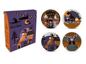 Kit Colecionvel 4 pÁs Sweet Tasty Halloween Alleanza - Alleanza Cerâmica