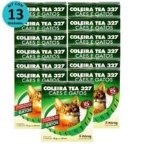 Kit Coleira Contra Pulgas e Carrapatos TEA 327 Gatos König 13g Com 33cm Com 13 unidades Kit Coleira Contra Pulgas e Carrapatos TEA 327 Gatos König 13g Com 33cm Com 13 unidades