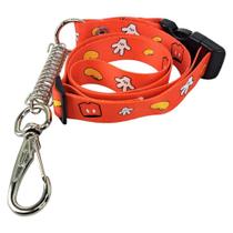 Kit Coleira E Guia Desenho Mickey Mouse Cachorro Cão Kit Coleira E Guia Desenho Mickey Mouse Cachorro Cão