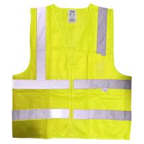 Kit Colete Refletivo Blusão Amarelo C/ Bolso XG 4 Unidades - PLASTCOR