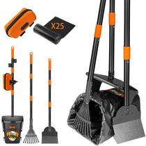 Kit coletor de fezes para cães Nibnozy com cabo metálico de 95 cm Kit coletor de fezes para cães Nibnozy com cabo metálico de 95 cm