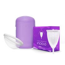 Kit Coletor Menstrual + Disco Menstrual + Cápsula Esterilizadora Inciclo