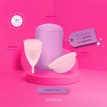 Kit Coletor Menstrual + Disco Menstrual + Cápsula Esterilizadora Inciclo