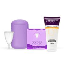 Kit Coletor Menstrual Teen + Cápsula Lavanda + Sabonete Íntimo Inciclo - LARANJA DOCE