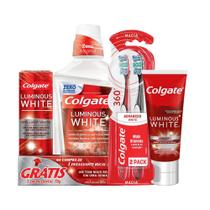 Kit Colgate Creme Dental 140g + Escova Dental Leve 2 Pg 1 + Enxaguante Bucal 500ml + 1 Creme Dental