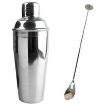 Kit Colher Bailarina Coqueteleira Cobbler Tradicional Inox