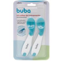 Kit Colher de Treinamento Bebê Curvada Termossensível Buba