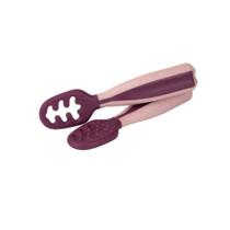 Kit Colher de Treinamento Infantil Rosé com 2 Fases