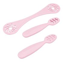 Kit Colher de Treinamento Lolly Dippy Rosa Kit Colher de Treinamento Lolly Dippy Rosa