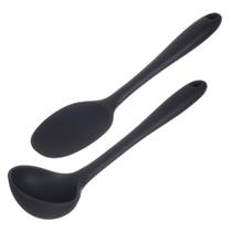 Kit Colher e Concha Preto Weck Kit Colher e Concha Preto Weck