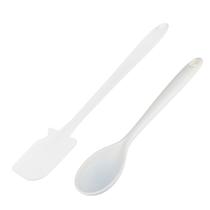 Kit Colher e Espátulas Profissional Branca Weck