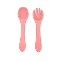 Kit Colher Em Silicone Imp - Rosa