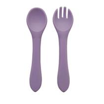 Kit Colher Em Silicone Imp - Roxo