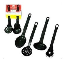 Kit Colher, Escumadeira, Pegador Massa, Colher E Concha Kit Colher, Escumadeira, Pegador Massa, Colher E Concha