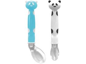 Kit Colher para Bebê de Silicone Buba Pandinha - 2 Peças Kit Colher para Bebê de Silicone Buba Pandinha - 2 Peças