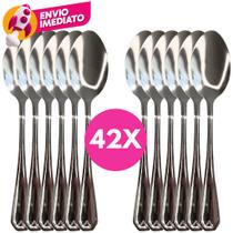 Kit Colher Sopa De Mesa Aço Inox Premium Talher Utensílios Cozinha Restaurante Bar Buffet Kit Colher Sopa De Mesa Aço Inox Premium Talher Utensílios Cozinha Restaurante Bar Buffet