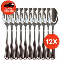 Kit Colher Sopa De Mesa Aço Inox Premium Talher Utensílios Cozinha Restaurante Bar Buffet Kit Colher Sopa De Mesa Aço Inox Premium Talher Utensílios Cozinha Restaurante Bar Buffet