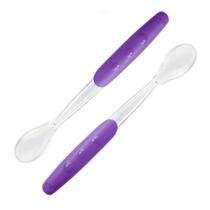 Kit Colheres De Silicone - Roxo - Nuk