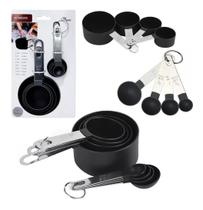 Kit Colheres Medidoras Dosadora Inox Cozinha Receitas Bolo - Megagfit