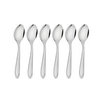 Kit Colheres para Chá Tramontina Laguna em Aço Inox 6 Peças (43104x6) Kit Colheres para Chá Tramontina Laguna em Aço Inox 6 Peças (43104x6)