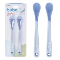 Kit Colheres Termossensíveis Buba Azul 2 Unidades 6 Meses Mudam De Cor Quando Quente Macias Seguras Para Papinhas Kit Colheres Termossensíveis Buba Azul 2 Unidades 6 Meses Mudam De Cor Quando Quente Macias Seguras Para Papinhas